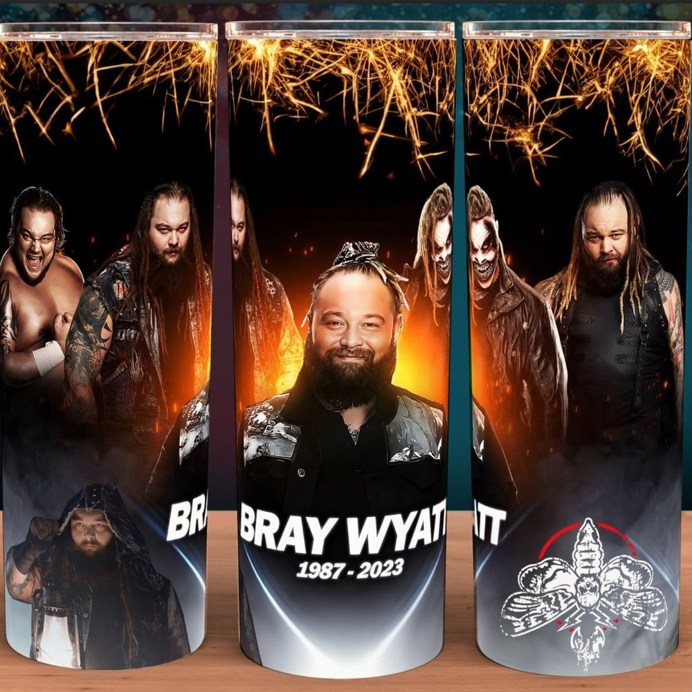 Bray Wyatt The Fiend RIP Wrestling Horror Cup Mug Tumbler 20oz